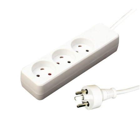 GARBOT Plast Power Strip 3-way K