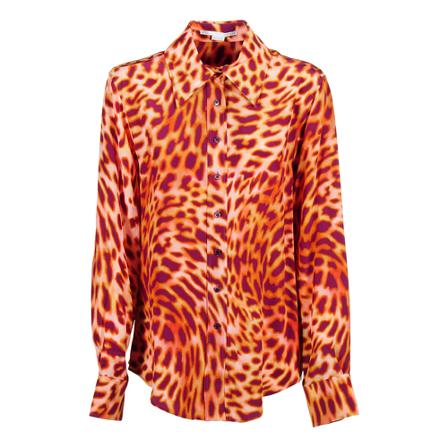 Stella McCartney Shirts Orange, Dame Skjorter