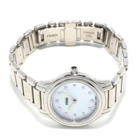 Fendi Vintage Pre-owned Stainless Steel watches , Grijs , Dames , Maat: ONE Size Vintage Horloges