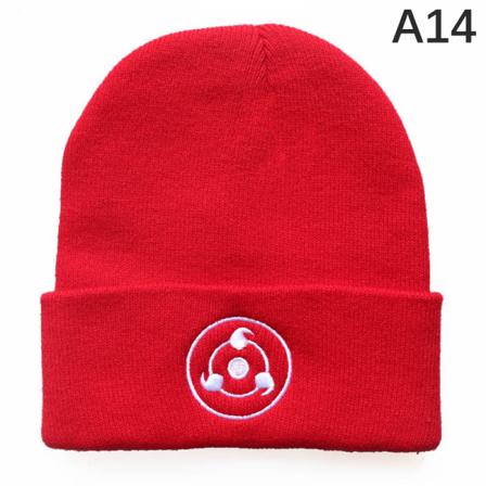 Syksyn talvi lämmin hattu Anime Naruto Cosplay Red Cloud Vortex Em A14