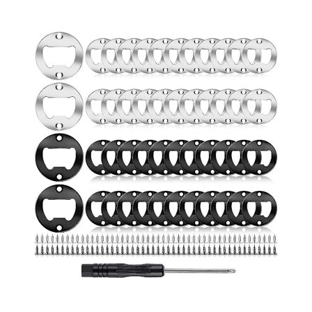 Flasköppnare Inserts Kits Rund gör-det-själv Flasköppnare Hårdvara Kit Gör-det-själv Ölöppnare Rund själv-flasköppnare