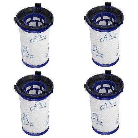 4 st HEPA-filter för Rowenta Air Force 360 RH9037 dammsugare
