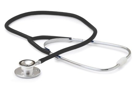 Stetofonendoscopio Testa Alluminio Nero DM500N