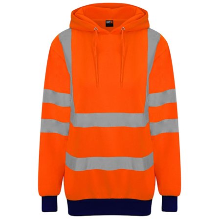 PRO RTX Herr High-Vis Hoodie 5XL Orange/Navy