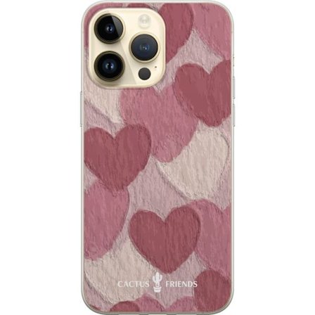 Yhteensopiva Puhelinkuori Apple Apple iPhone 15 Pro Max Cactus and Friends - Blush Paper Hearts
