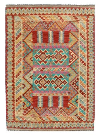 Kilim Afghan Old Style Tappeto 167X248 Lana