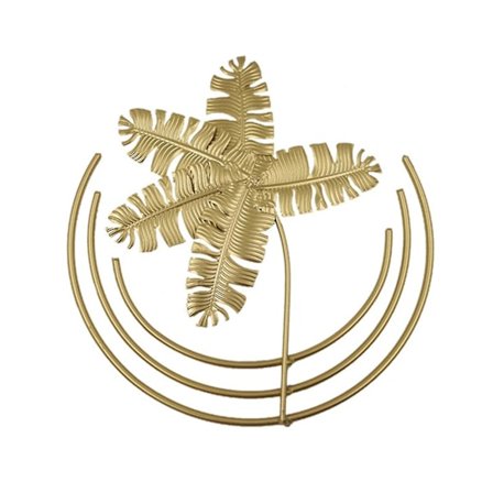 Metallblad Veggdekor Vegg Skulpturer Hengende Deler Veggdekorasjon Veggkunst For