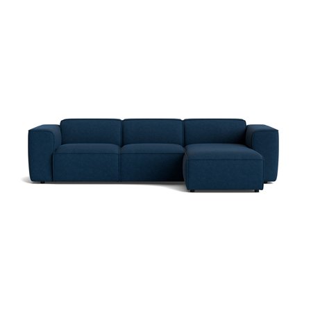 Aura chaiselong sofa, vendbar - Aragon Blå - Vendbar, Stærk Konstruktion - 303x165x73cm - Sofa, chaiselong