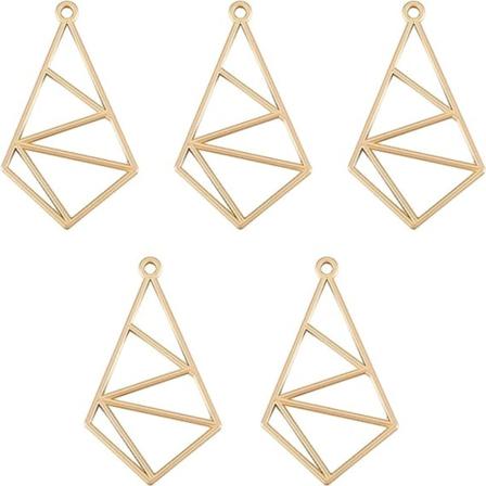 10 STK Åpen rygg Bezel Charms smykker anheng halskjede sjarm