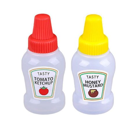 Tomat Ketchup Flaske Lille Saucebeholder Salatdressing