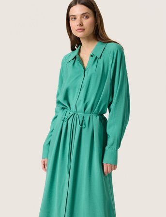 Soaked in Luxury Slsija Dress - Green - XS