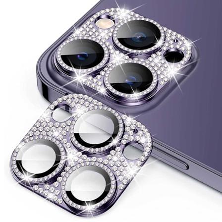 iPhone 14 Pro/14 Pro Max -kameran suojaus karkaistu lasi timanttivioletti lila