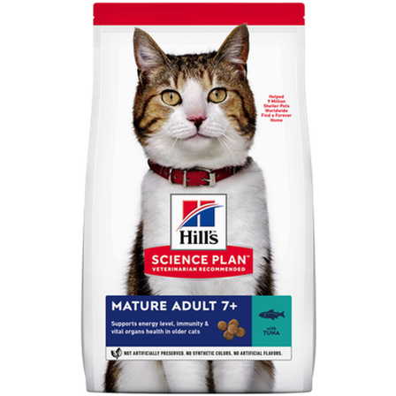 Hills Science Plan - Mature 7+ Active Longevity Tuna - Dry Cat Food 1,5 kg - Katt - Kattefôr & kattemat - Tørrfôr for katt - ZOO.no