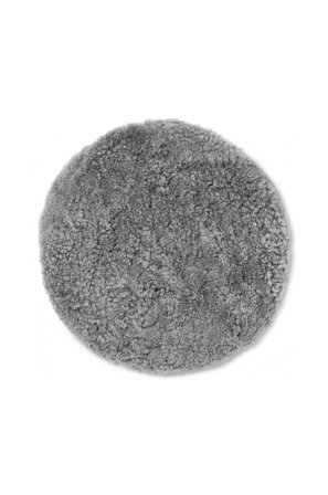 Skinnwille - Lampaannahkapehmuste Curly, pyöreä - Harmaa - Istuintyynyt & pehmusteet - - Homeroom