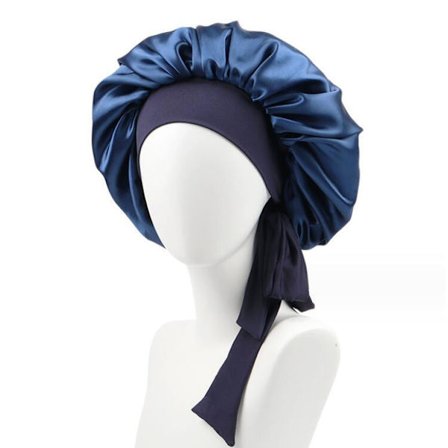 Hodeplagg for soving med lang hår i ensfarget design for kvinner