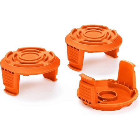 Spolkåpa för Worx, ersättningsspolkåpor för Worx-trimmer, lämplig för Worx grästrimmer (3-pack) (FMY)