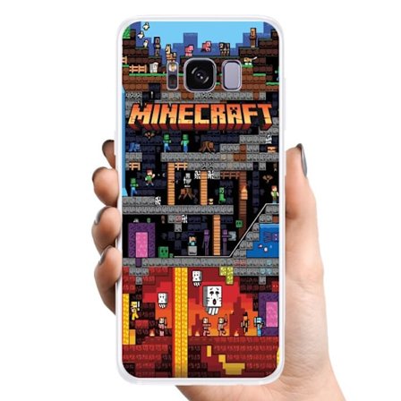 Kompatibelt Mobildeksel til Samsung Galaxy S8 Minecraft