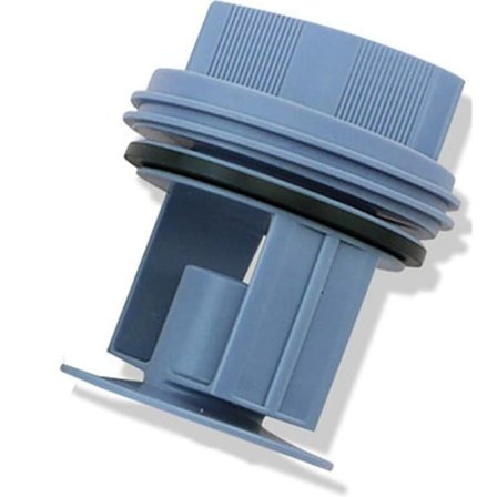 Blå egnet til Siemens Bosch 1095 1065 WD7205 tromlevaskemaskine afløbspumpe afløbspropsdæksel blokeret