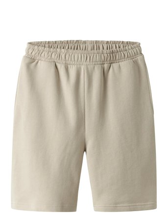 Nlnnizu Sweat Long Shorts Cream LMTD