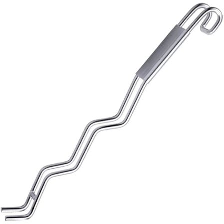 BBQ Grill Grate Lifter Narrow Grid Grill Lifter Rostfritt Stål Grilltillbehör för Camping