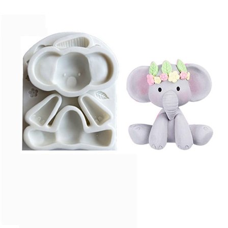 Cupcake Mold Resin Verktøy ELEPHANT ELEPHANT