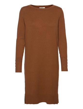 Dresses Flat Knitted Brown Esprit Casual