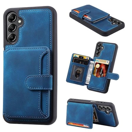 Til Samsung Galaxy A56 5G Etui Wallet Kort Slot TPU+PU Læder Bagside Telefon Cover