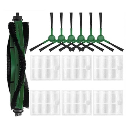 13 stk. til Combo Essential / Essential Y0112 robotstøvsuger reservedele vaskbar hovedsidebørste filter