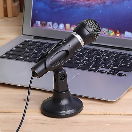 Notebook- och skrivbordsmikrofon KTV-307 3,5 mm Mic