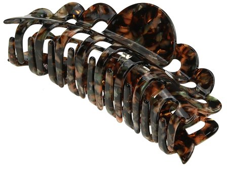 Senze Hårklemme Akryl Tortoise Brown 13 cm, Hår, Hårpynt, Hårklemmer