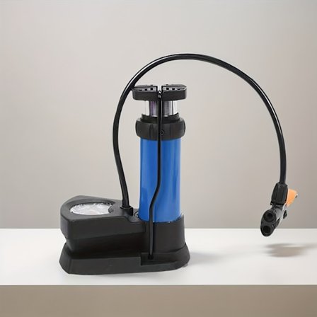 Bärbar Cykel Mountain Elcykel Vägcykel Fotpump/Inflator Med Högprecisions Gyllene Kärna Tryckmätare Högtrycksfot [BR]