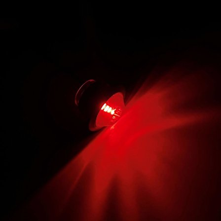 10 st Universal DC12V Mini Runda LED-lampor Flush Mount Sidomarkörlampa Indikatorlampa Båt Lastbil Lorry Husvagn Trailer (FMY)