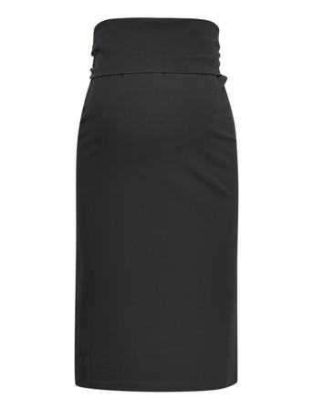 Mlmia Jersey Midi Hw Skirt E. A. Black Mamalicious