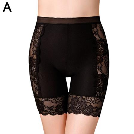 2022 Damsäkerhetsbyxor Ice Silk Seamless Spets Säker Med Hög Midja