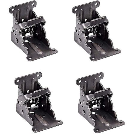 Selvlåsende hængsler, foldbare støttebeslag benbeslag og hjørnebeslag