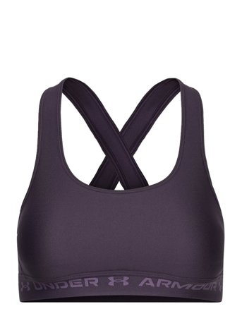 Crossback Mid Bra Lingerie Bras & Tops Sports Bras - ALL Lilla Under Armour*Betinget Tilbud