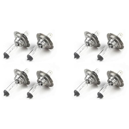 8 stk. H7 12V/55W Halogen Bil Hovedlyspærer Standard Lampe