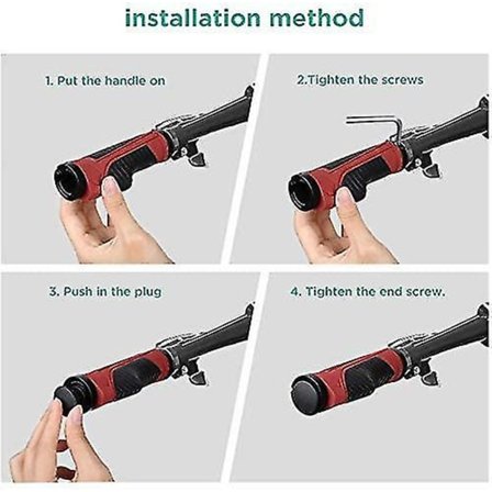 Sykkelstyre Ergonomiske Integrerte Grep Sklisikre MTB Trekking