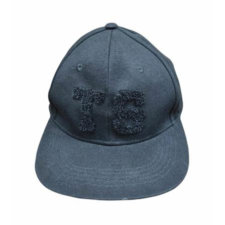 Twinset, Baseball hat with embroidered logo in front Zwart, Dames, Maat:ONE Size,stof