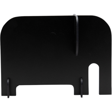 Tavle med 3D-elefant