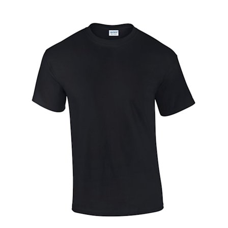 Gildan Herr Ultra Cotton T-Shirt L Svart