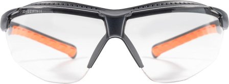 Zekler 47 HC/AF Orange Klar Skyddsglasögon rep- och imskyddad Orange/Klar, Ögon- & ansiktsskydd