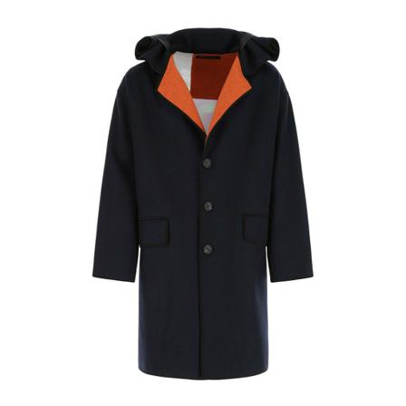 Lanvin, Coats Czarny, Mężczyzna, Rozmiar: S