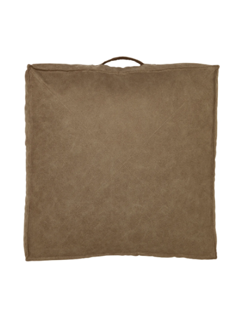 Svanefors Sittepute Lycke Lysebrun 50x50 Gulvpute Imitert-skinn