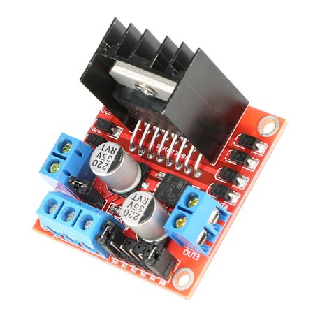 1 stk. L298N Modul H Bro Driver Board Modul til Stepper Motor Smart Bil Robot