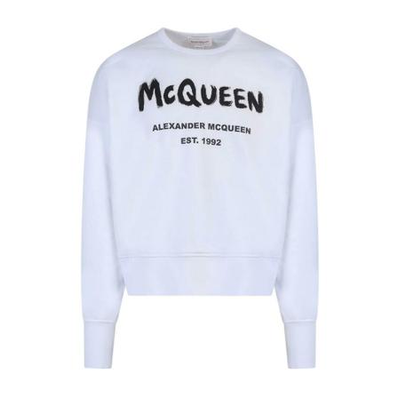 Alexander McQueen Sweatshirt Hvid, Herre Sweatshirts