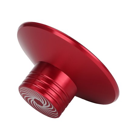 Vinylskiva Ljudskiva Skivspelare Stabilisatorklämma Aluminium Viktklämma Röd