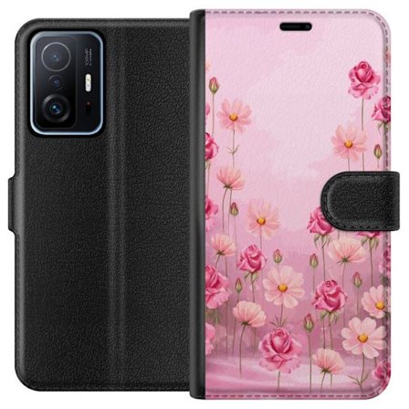 Kompatibelt Lommeboketui til Xiaomi 11T Petal Reverie Soft Blush