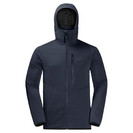 Jack Wolfskin Men's Modesto Hooded Jacket Men Mid layer tops Blue XL