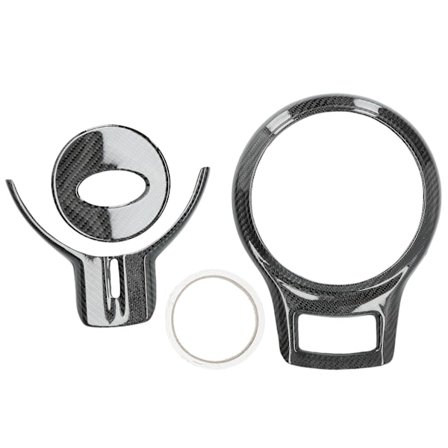 3 st kolfiber rattkåpa växelspak panel trim set passar för 86 GT 2012-2015